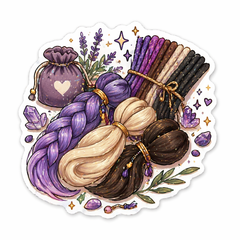 Materiały do warkoczy